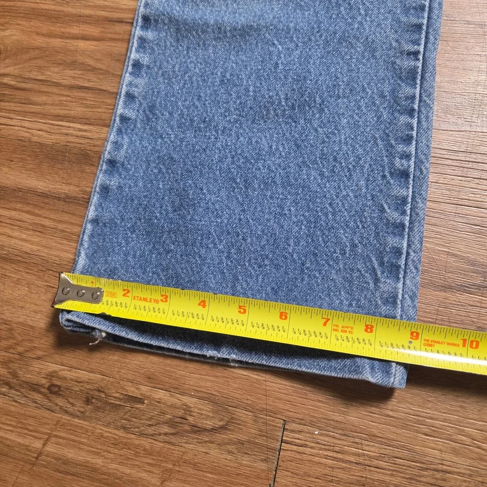 Levi's 517 Bootcut Jeans 33x29 Distressed Medium Wash Denim Streetwear Thrashed